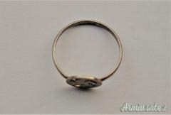Anello d'epoca nazista patriottico per 