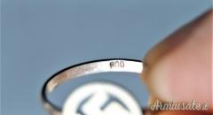 Anello d'epoca nazista patriottico per 