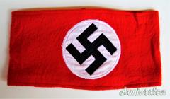 FASCIA DA BRACCIO TEDESCA NAZISTA PER MEMBRI DELLA NSDAP CUCITA IN “TRE PEZZI”