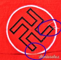 FASCIA DA BRACCIO TEDESCA NAZISTA PER MEMBRI DELLA NSDAP CUCITA IN “TRE PEZZI”