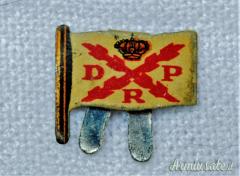 DISTINTIVO PER REQUETÉS “CARLISTI” MOD. 1940 FALANGE SPAGNOLA (GUERRA DI SPAGNA 1936-39)