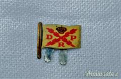 DISTINTIVO PER REQUETÉS “CARLISTI” MOD. 1940 FALANGE SPAGNOLA (GUERRA DI SPAGNA 1936-39)