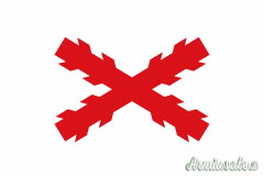 DISTINTIVO PER REQUETÉS “CARLISTI” MOD. 1940 FALANGE SPAGNOLA (GUERRA DI SPAGNA 1936-39)