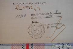 Giuramento intestato di un funzionario fascista alla Repubblica Sociale Italiana documento 1944