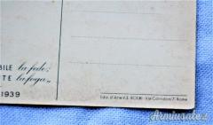 Rarissima cartolina commemorativa 2' Reg.to d'Assalto CC.NN. 