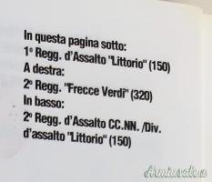 Rarissima cartolina commemorativa 2' Reg.to d'Assalto CC.NN. 