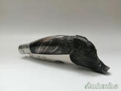 COLTELLLO CINGHIALE SCOLPITO A MANO
