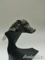 COLTELLLO CINGHIALE SCOLPITO A MANO