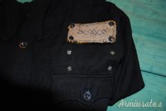Camicia Nera fascista da squadrista aderente alla “FEDELISSIMA” di Milano 1943 - con Expertise