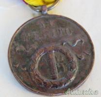 Medaglia fascista al merito Scuole del Governatorato Roma con attestato 1928 (REGNO D'ITALIA)