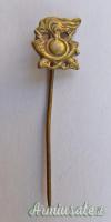 Distintivo pin fascista dei Bersaglieri per indosso su abiti civili – anni ’30 (REGNO D'ITALIA)
