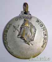 Fascismo - Medaglia fascista “SCUOLA GENIO PIONIERI” R.E.I. - marcata (REGNO D'ITALIA)
