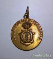 Medaglia fascista della “REGIA LEGA NAVALE ITALIANA” - Marina - marcata 