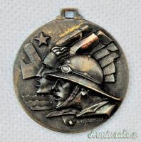 MEDAGLIA FASCISTA DI PROPAGANDA E PER REDUCI IN A.O. DI TIPO “A” - PERIZIA (REGNO D'ITALIA)