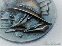 MEDAGLIA FASCISTA DI PROPAGANDA E PER REDUCI IN A.O. DI TIPO “A” - PERIZIA (REGNO D'ITALIA)