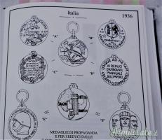 MEDAGLIA FASCISTA DI PROPAGANDA E PER REDUCI IN A.O. DI TIPO “A” - PERIZIA (REGNO D'ITALIA)