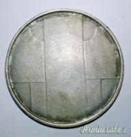 Medaglia fascista della Provincia di Roma marcata in Argento con scatola - anni '30 (REGNO D'ITALIA)