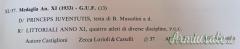 Fascismo - Medaglia fascista mussoliniana per G.U.F. Littoriali XI E.F. – 1933 (REGNO D'ITALIA)