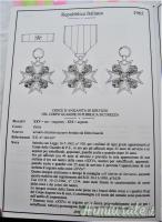 CROCE D’ANZIANITÀ DI SERVIZIO NEL CORPO GUARDIE DI P.S. MOD. 1965 IN ARGENTO 