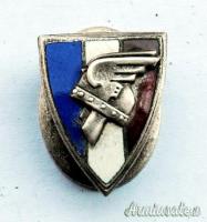 Distintivo del fascismo francese Repubblica di Vichy versione “per civili” – marcato (FRANCIA WW2)