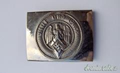 Fibbia nichelata per cinturone tedesco HITLER-JUGEND (HJ) versione “Early” marcata (GERMANIA WW2)