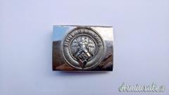 Fibbia nichelata per cinturone tedesco HITLER-JUGEND (HJ) versione “Early” marcata (GERMANIA WW2)