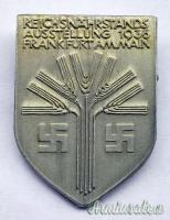 Distintivo tedesco nazista “MOSTRA NAZIONALE DELLA NUTRIZIONE” 1936 a Francoforte (GERMANIA WW2)