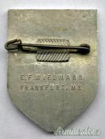 Distintivo tedesco nazista “MOSTRA NAZIONALE DELLA NUTRIZIONE” 1936 a Francoforte (GERMANIA WW2)