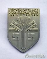 Distintivo tedesco nazista “MOSTRA NAZIONALE DELLA NUTRIZIONE” 1936 a Francoforte (GERMANIA WW2)