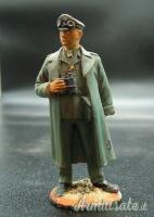 Soldatino d’epoca in piombo raffigurante il generale nazista Erwin Rommel (GERMANIA WW2)