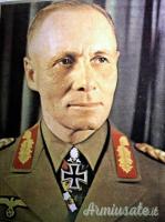 Soldatino d’epoca in piombo raffigurante il generale nazista Erwin Rommel (GERMANIA WW2)