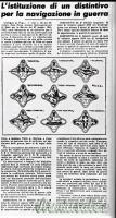 Distintivo d'onore Marina Militare Italiana 1951