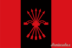 Distintivo commemorativo per Falangisti spagnoli modello 1940 - numerato (GUERRA DI SPAGNA 1936-39)