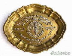 BELLISSIMO POSACENERE D'EPOCA ITALO-BRASILIANO CON FASCIO LITTORIO (REGNO D’ITALIA)