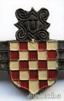 Estremamente raro decorazione da petto o brevetto da pilota militare di aerei USTASCIA (CROAZIA WW2)