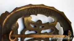 Distintivo tedesco per meriti sportivi di 3^ classe modello “PRE-1935” - bronzo (GERMANIA WW2)