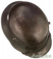 Elmo tedesco nazista M.17 bidecal HEER-Wehrmacht con Expertise H. WEITZE (GERMANIA WW2)