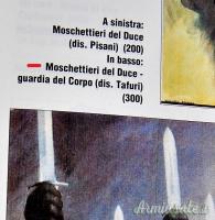 ESTREMAMENTE RARA CARTOLINA “NON VIAGGIATA” DEI “MOSCHETTIERI DEL DUCE - GUARDIA DEL CORPO”