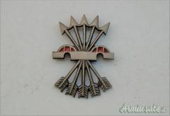 Rarissima placca per uniforme Gerarchi Truppe Nazionaliste di Franco (GUERRA DI SPAGNA 1936-1939)