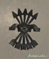 Rarissima placca per uniforme Gerarchi Truppe Nazionaliste di Franco (GUERRA DI SPAGNA 1936-1939)