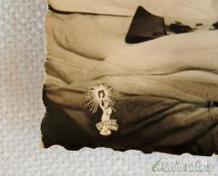 Cartolina tedesca che ritrae BRIGITTE BARDOT in posizione erotica film 1956 (GERMANIA POST-WW2)