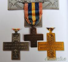 RARA CROCE COMMEMORATIVA PER “CAMPAGNA DI SPAGNA” DI 1’ TIPO (GUERRA DI SPAGNA 1936-39)
