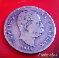 Moneta d'epoca Regno periodo RE UMBERTO I da 