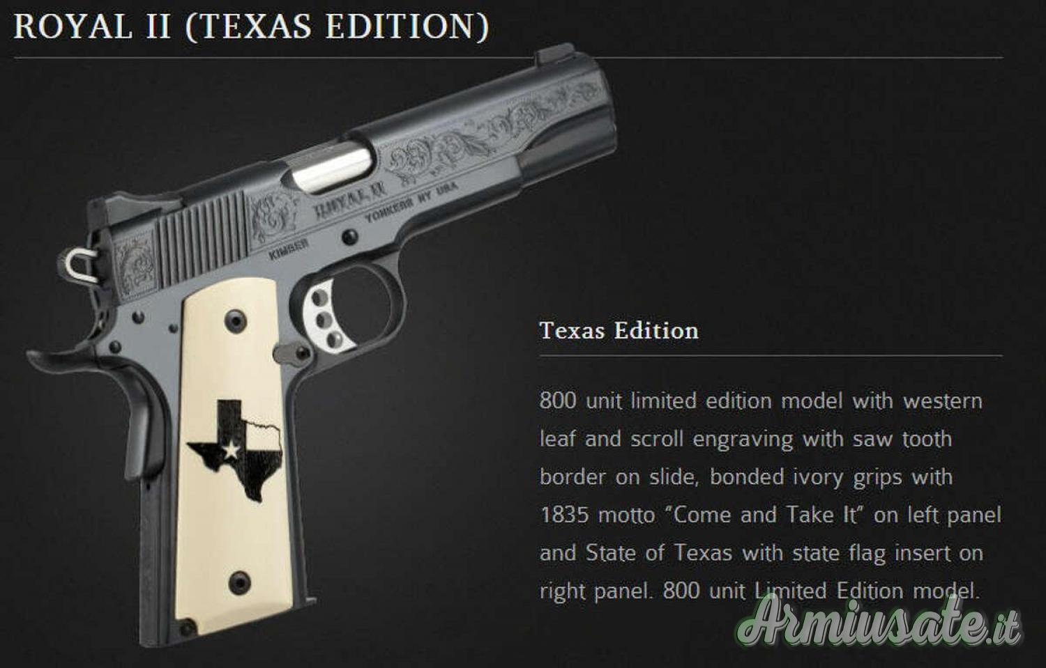 Kimber KIMBER TEXAS EDITION .45 ACP Kimber KIMBER TEXAS EDITION .45 ACP