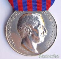 Medaglia commemorativa Guerra Italo-Turca 1911-12” in Argento conio Regia Zecca (REGNO D'ITALIA)