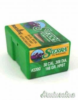 SIERRA MATCHKING HPBT Cal.30.308'' 168grs
