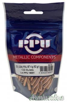 PPU ogive 22 (.224) fmj bt 62gr