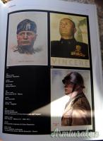 Cartolina fascista di propaganda con DUCE Mussolini e motto 
