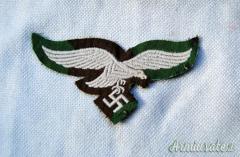 RARISSIMA “AQUILA DA PETTO” PER GIACCA MIMETICA MODELLO 1942 CD. “SPITTERMUSTER”