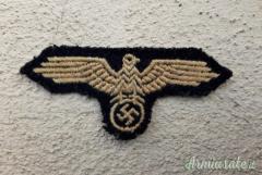 ESTREMAMENTE RARA “AQUILA DA MANICA” MOD. 1943 PER UNIFORME DELLA 3. SS-PANZERDIVISION 
